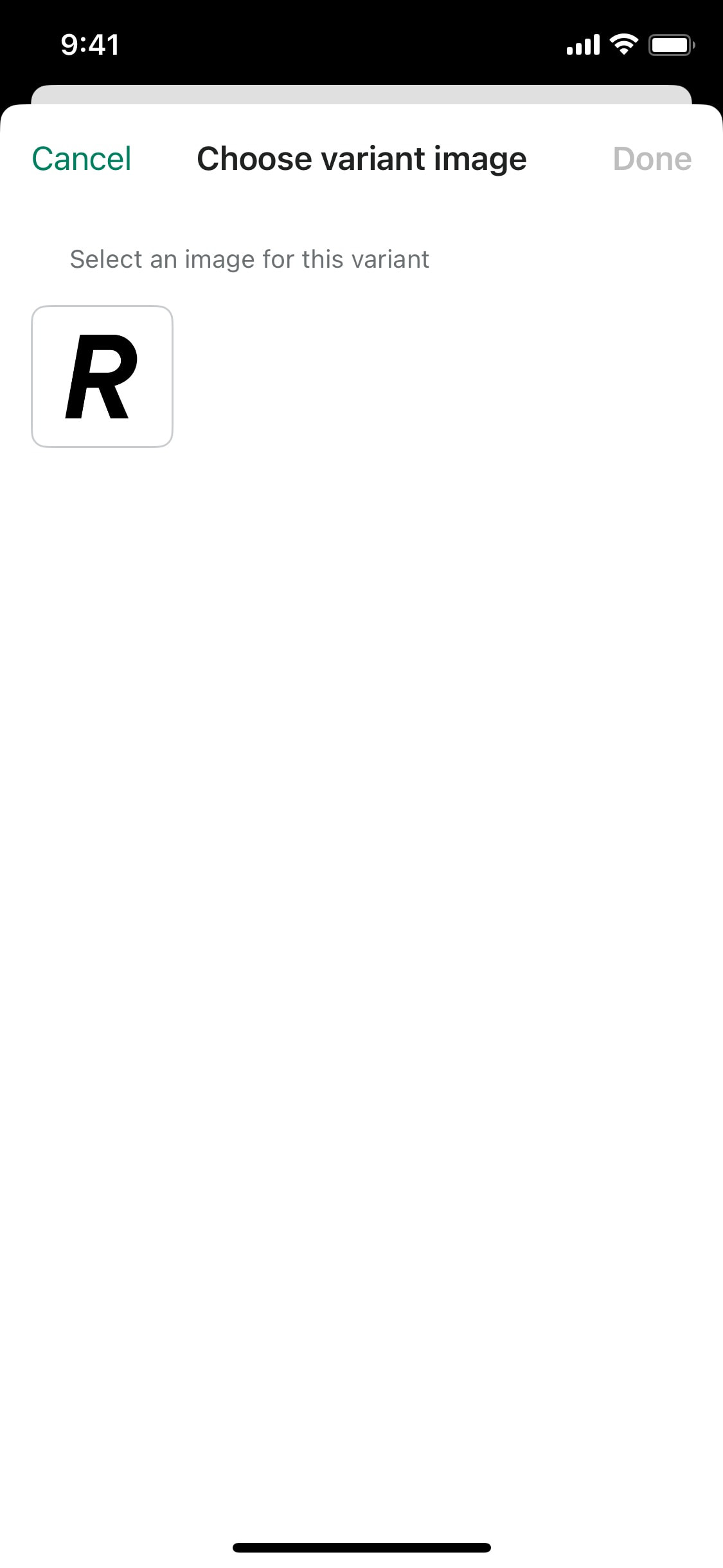 Shopify iOS screen 305