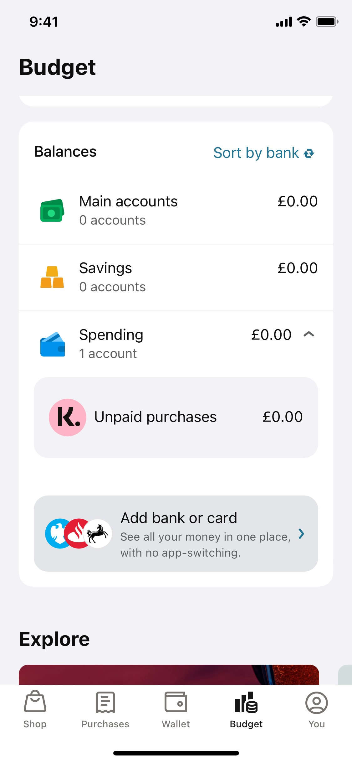 Klarna iOS screen 295