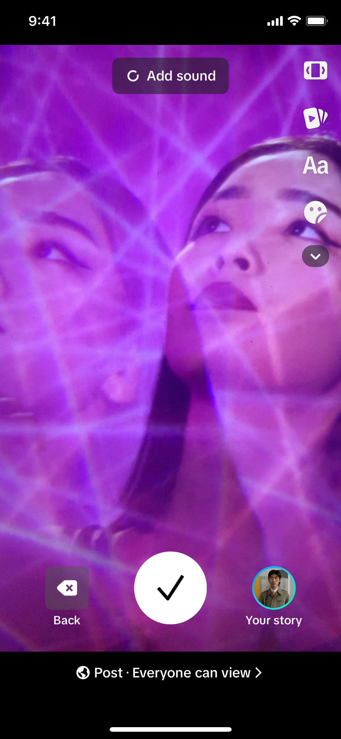 TikTok iOS screen 133