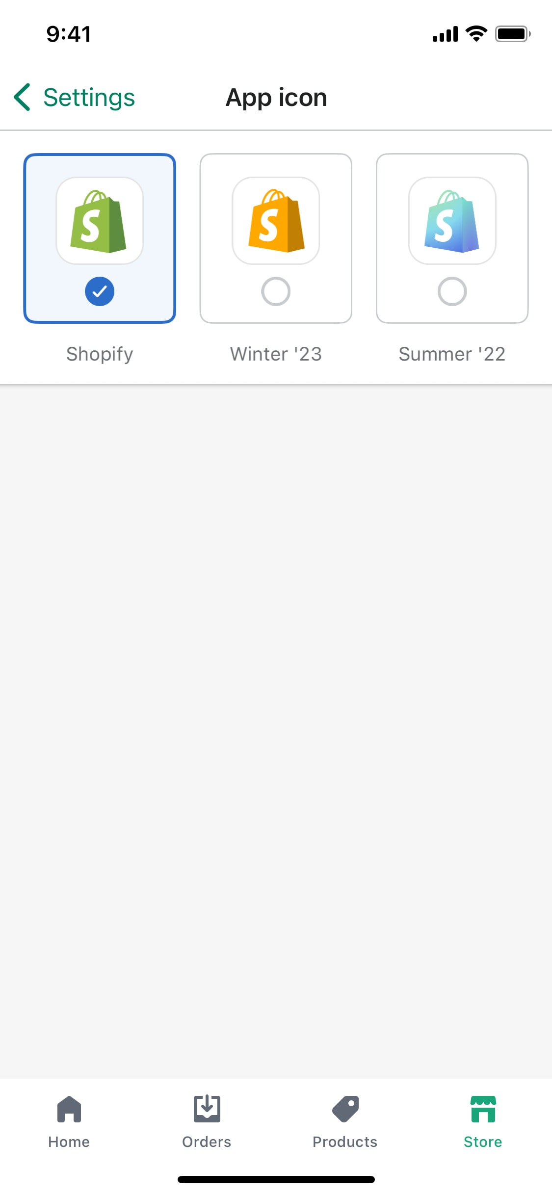 Shopify iOS screen 421