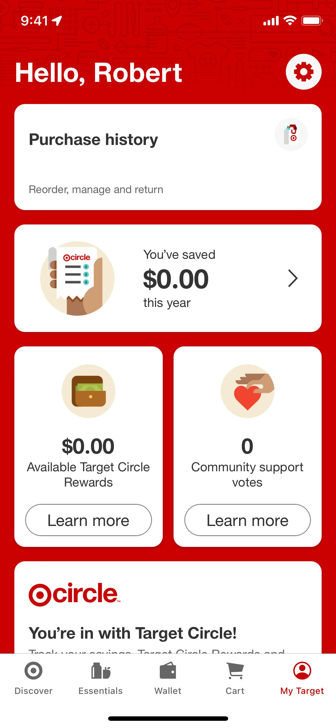 Target iOS screen 643