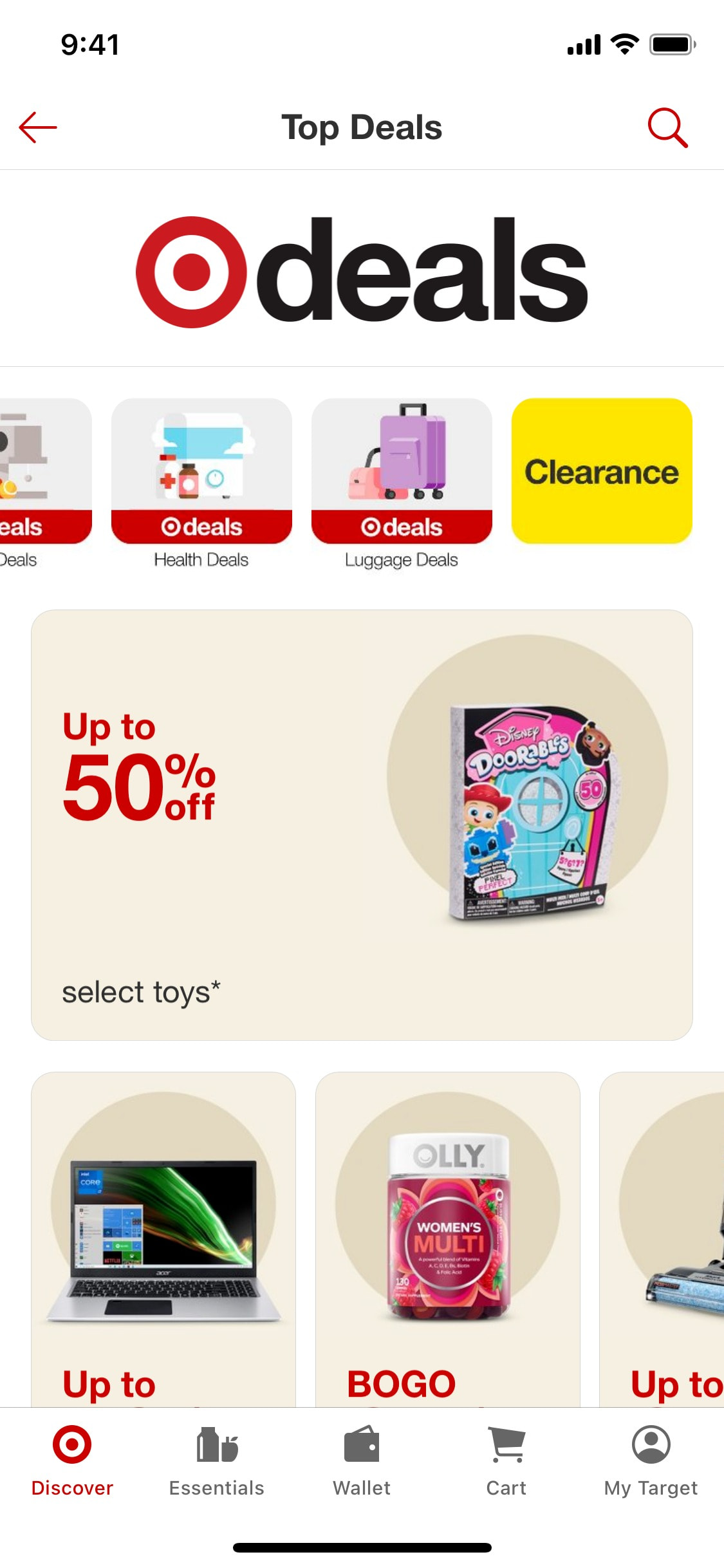 Target iOS screen 577