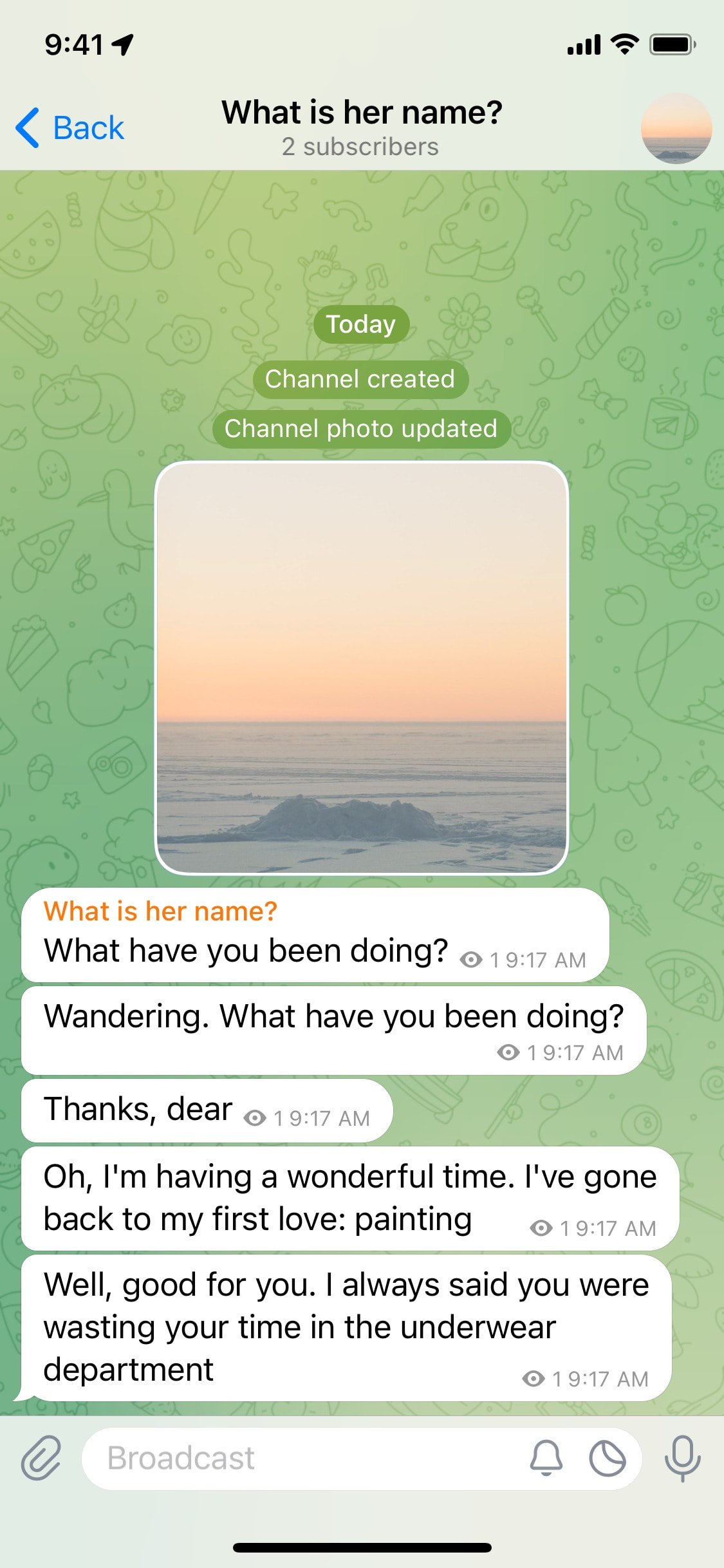 Telegram iOS screen 639