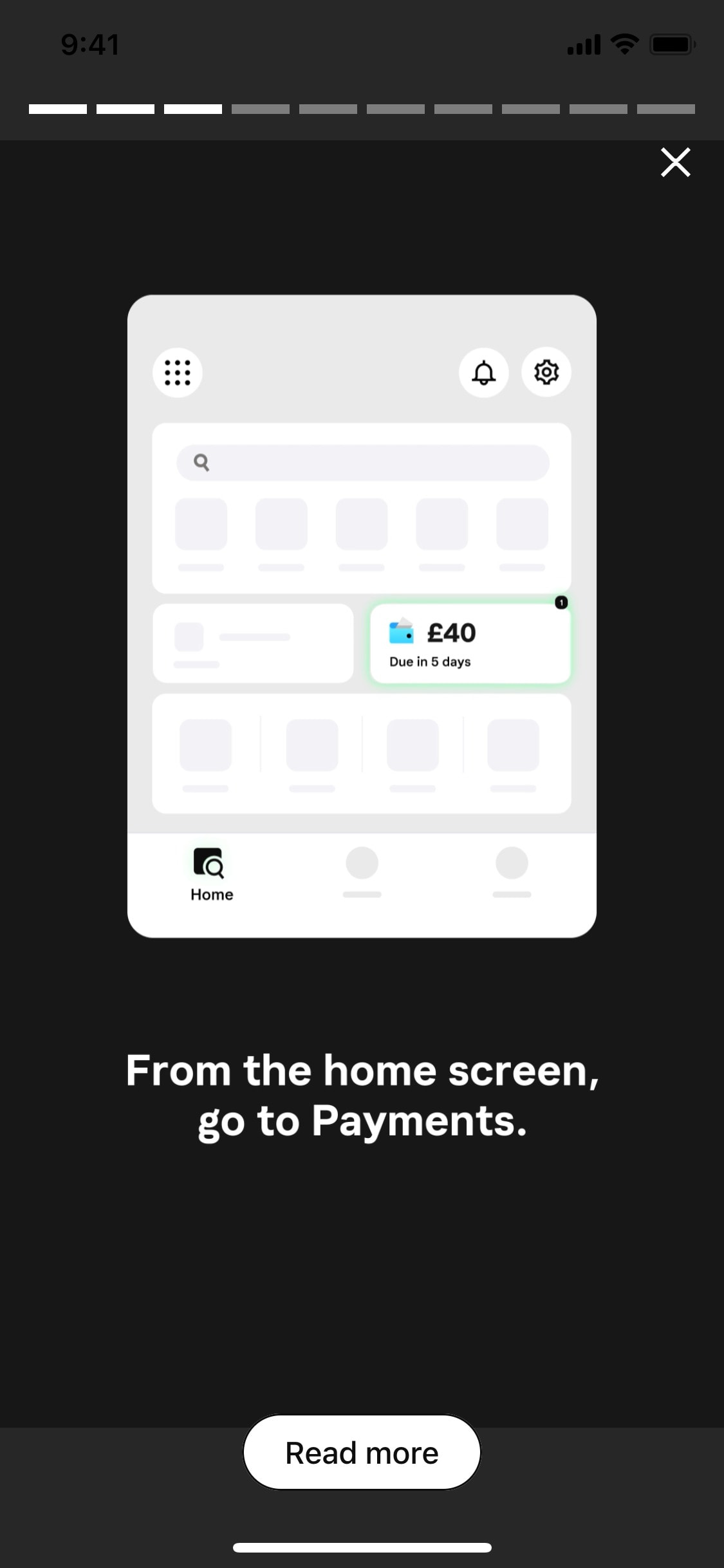 Klarna iOS screen 541
