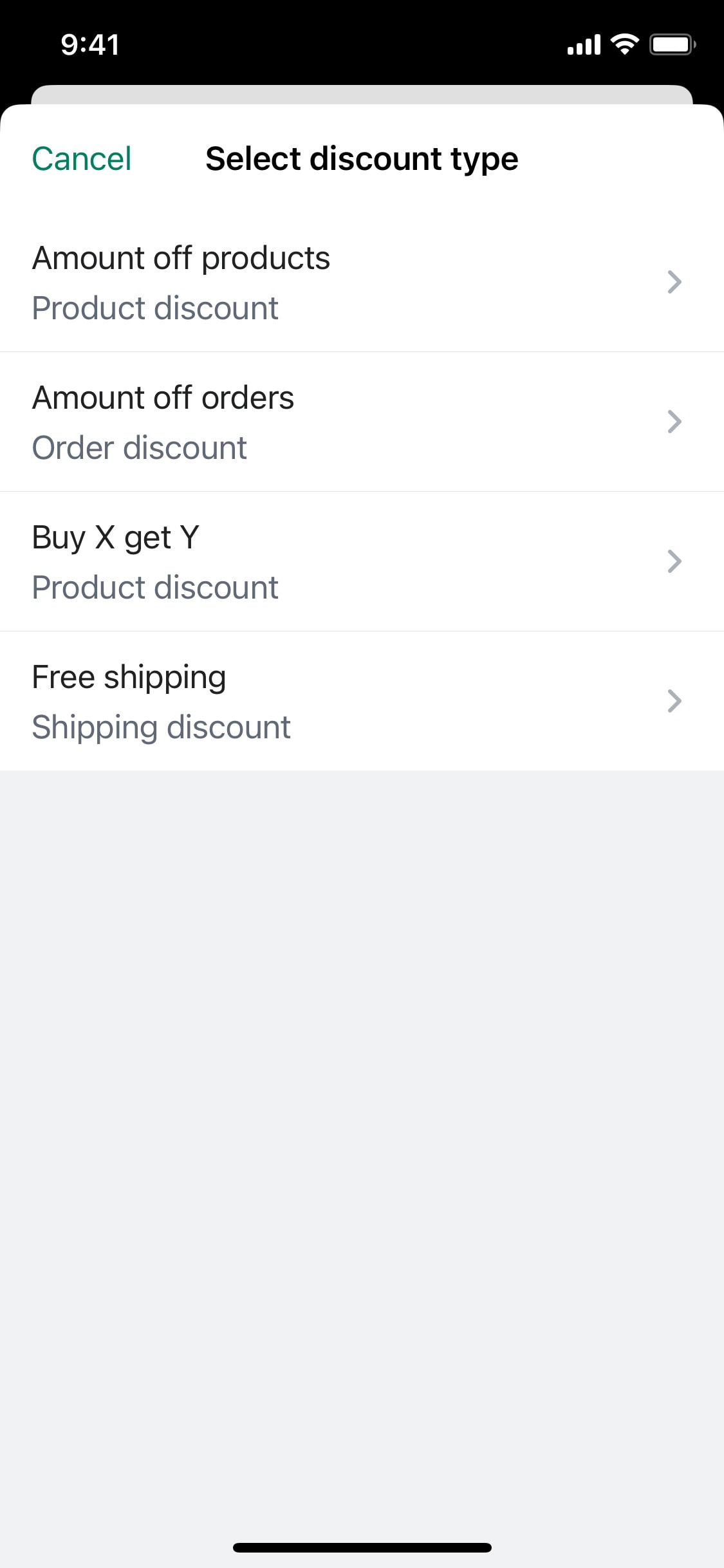 Shopify iOS screen 327