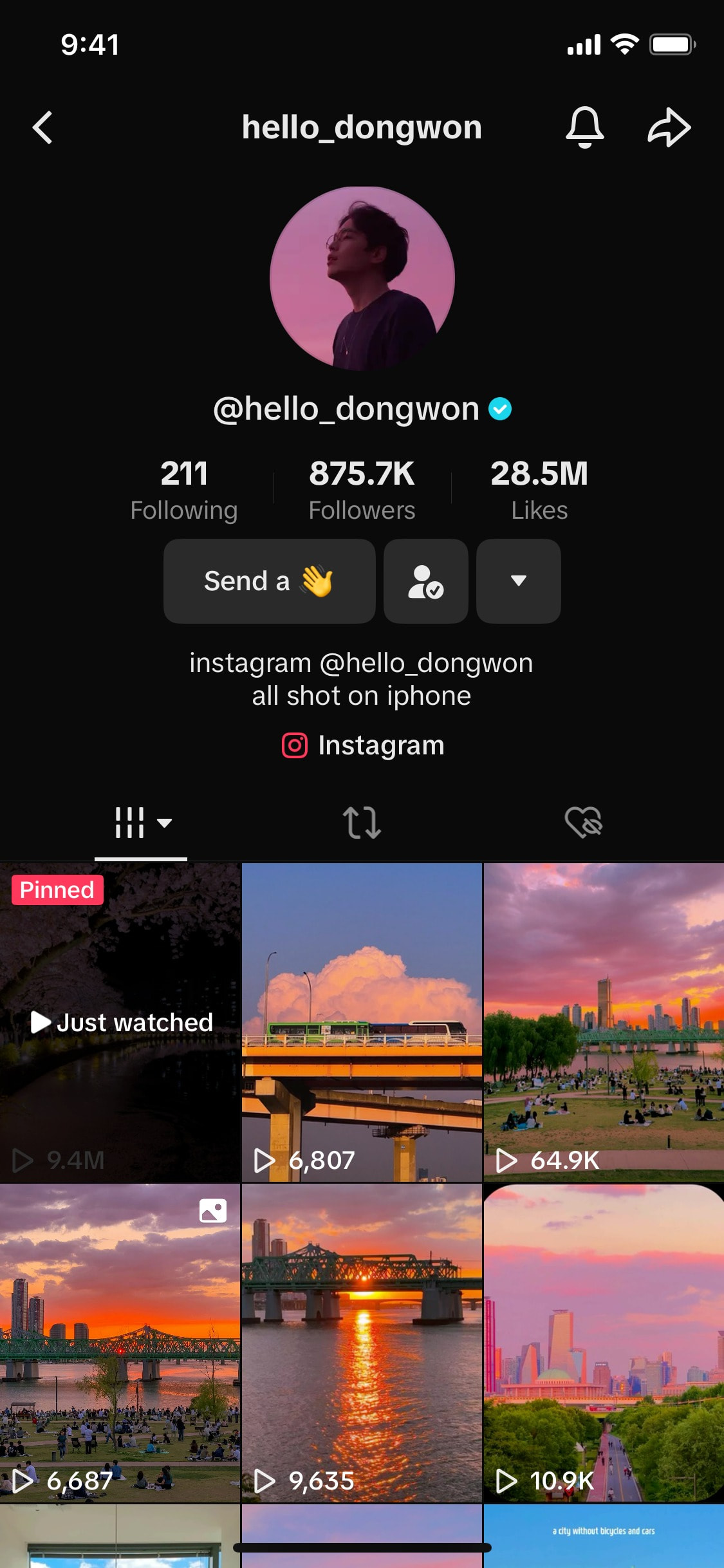 TikTok iOS screen 655
