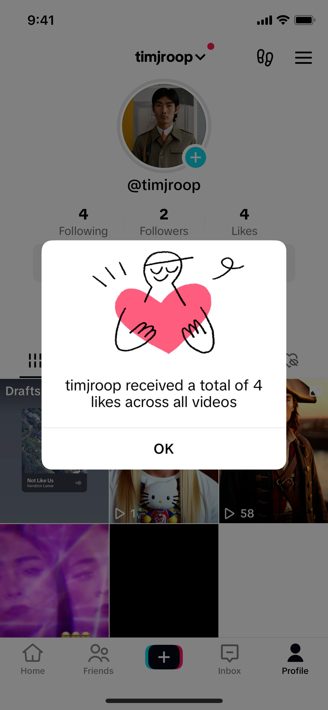 TikTok iOS screen 44