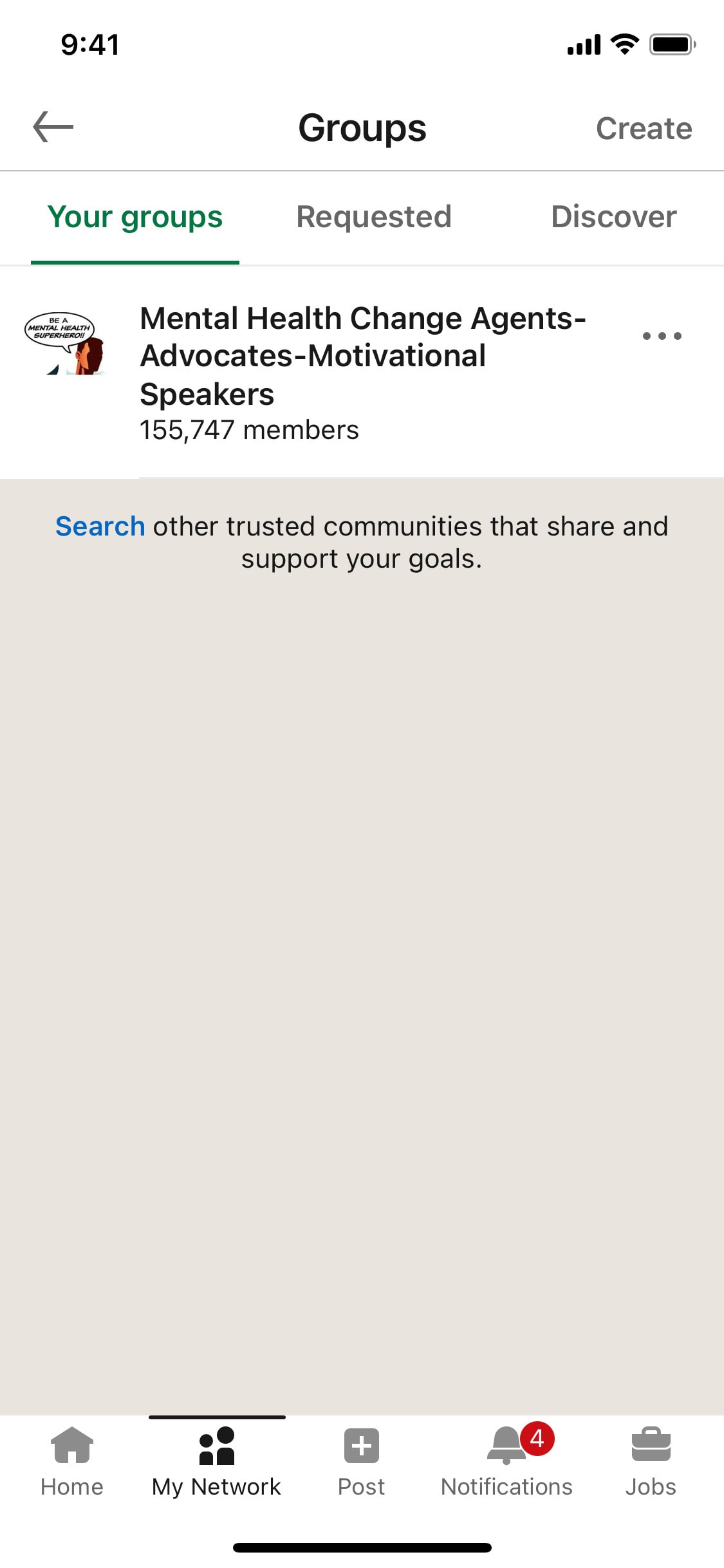 LinkedIn iOS screen 543
