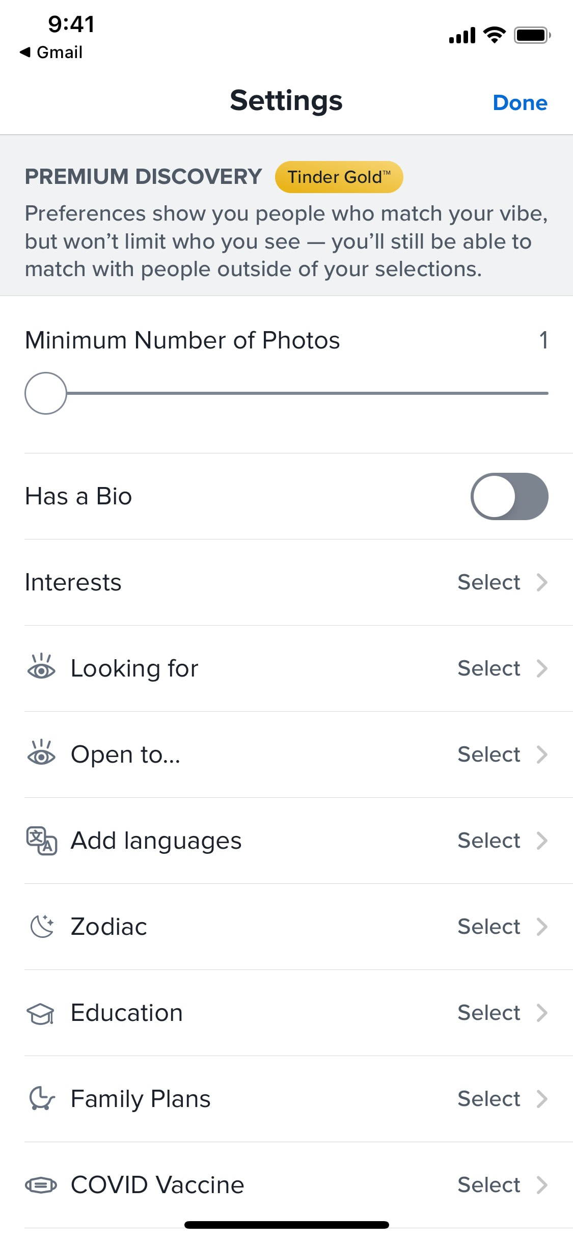 Tinder iOS screen 80