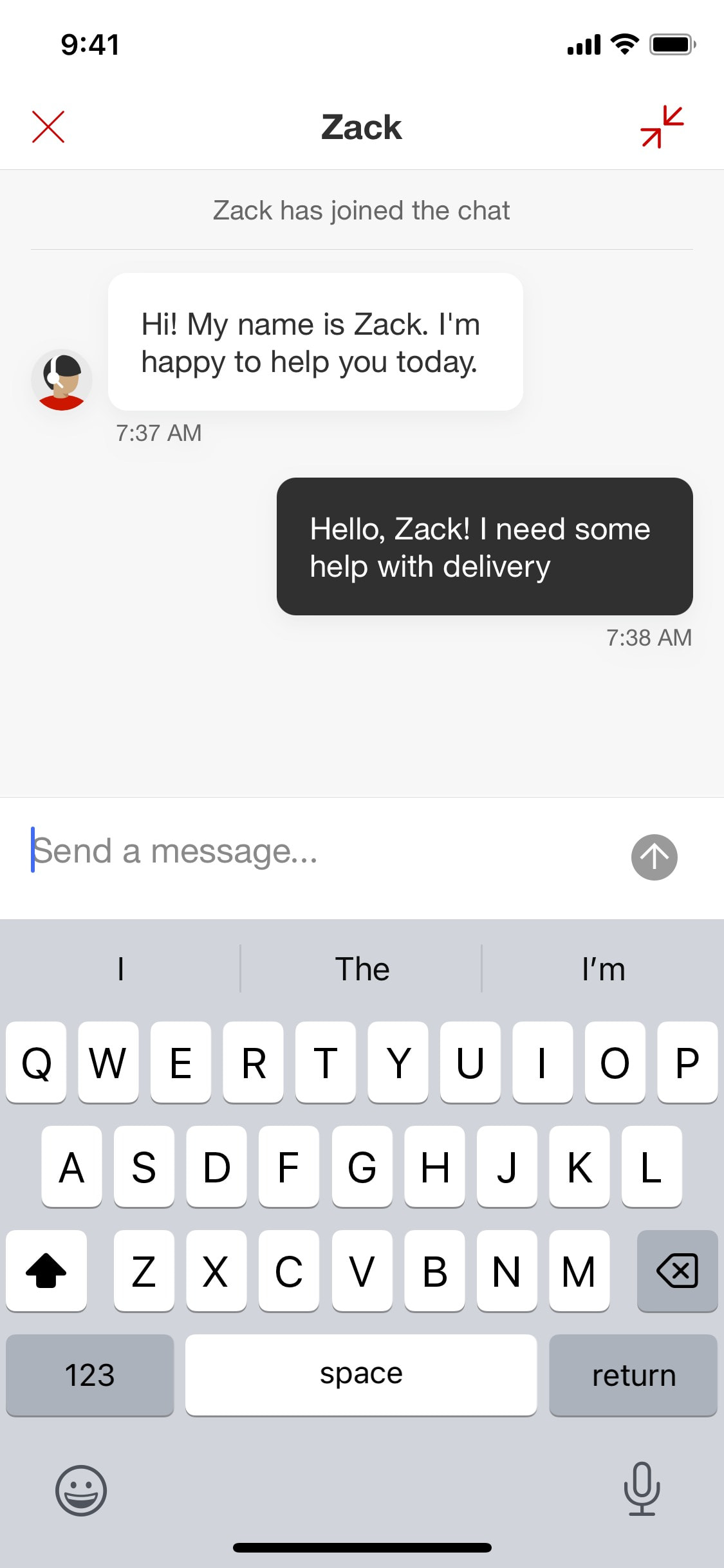 Target iOS screen 157