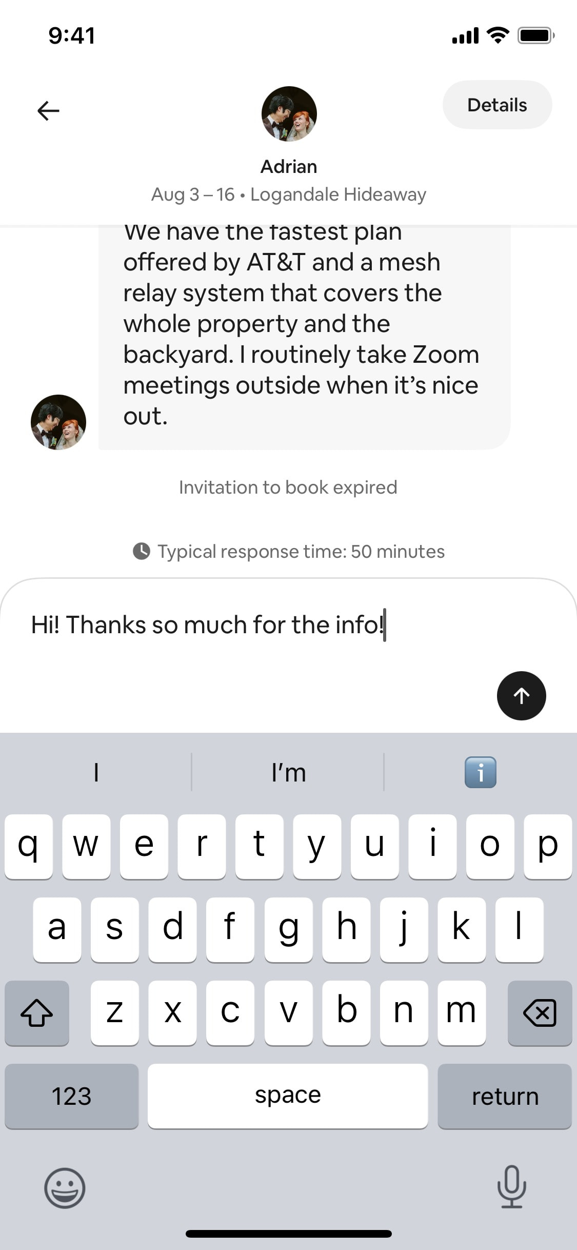 Airbnb iOS screen 220