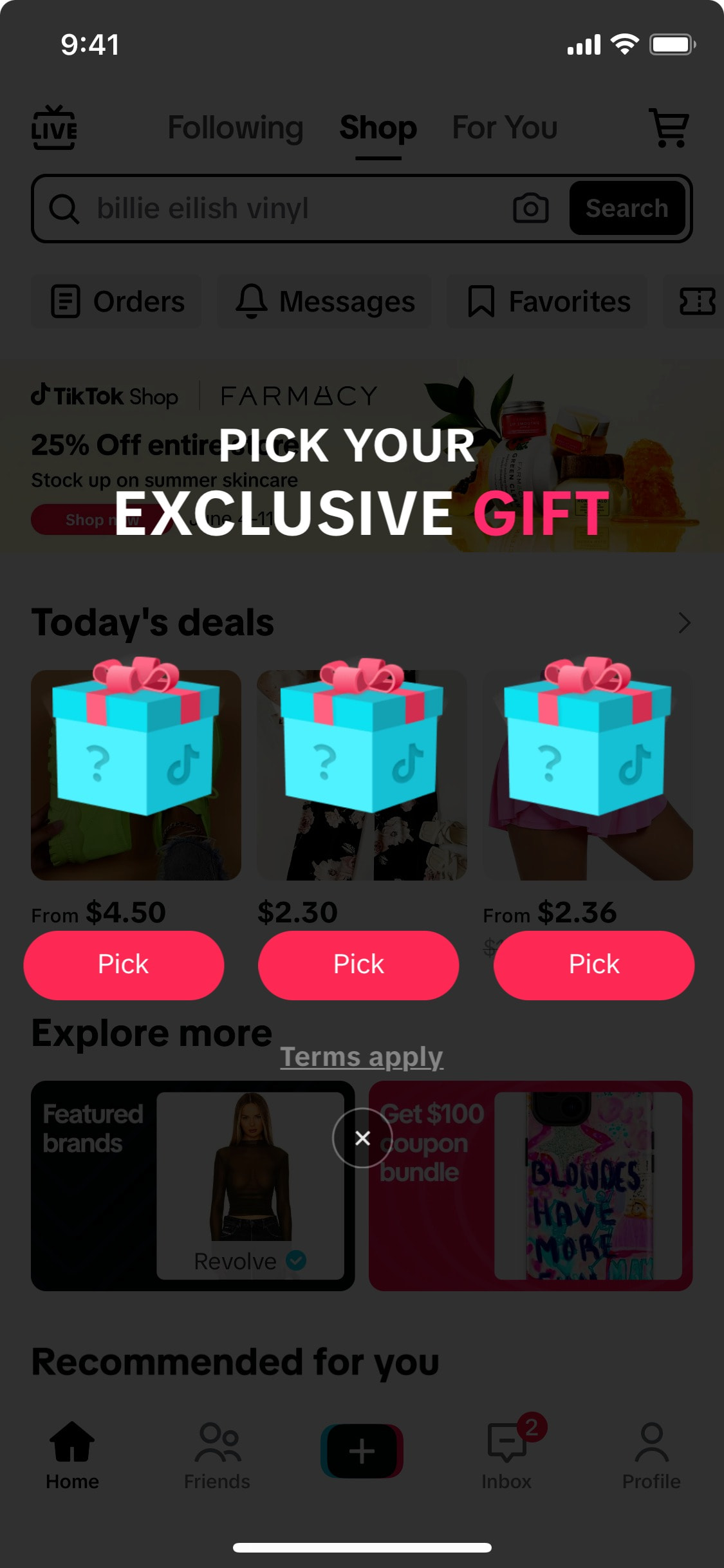 TikTok iOS screen 436