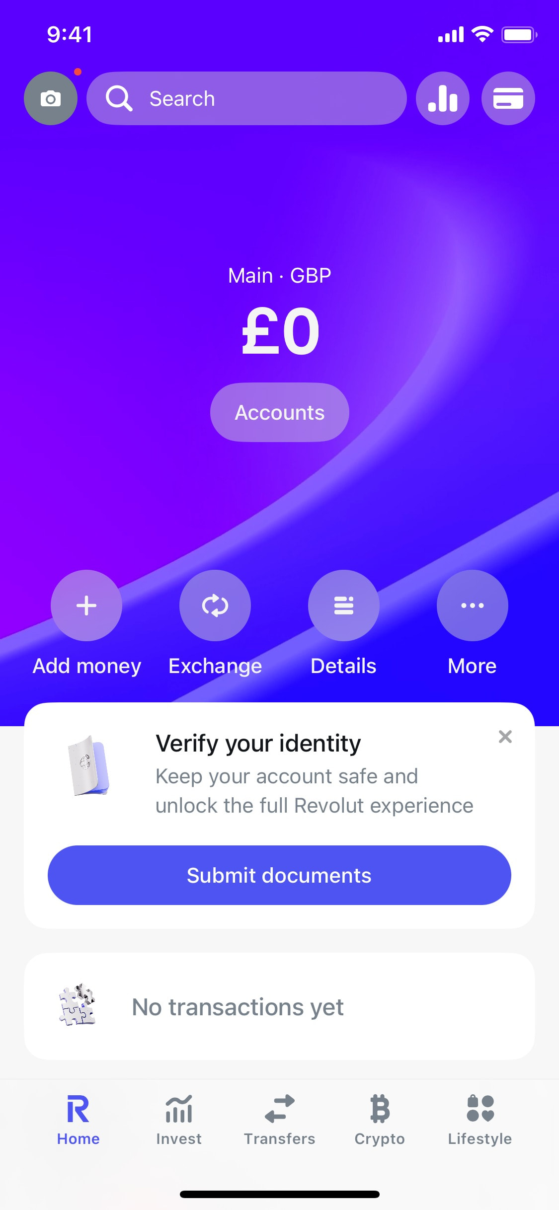 Revolut iOS screen 310