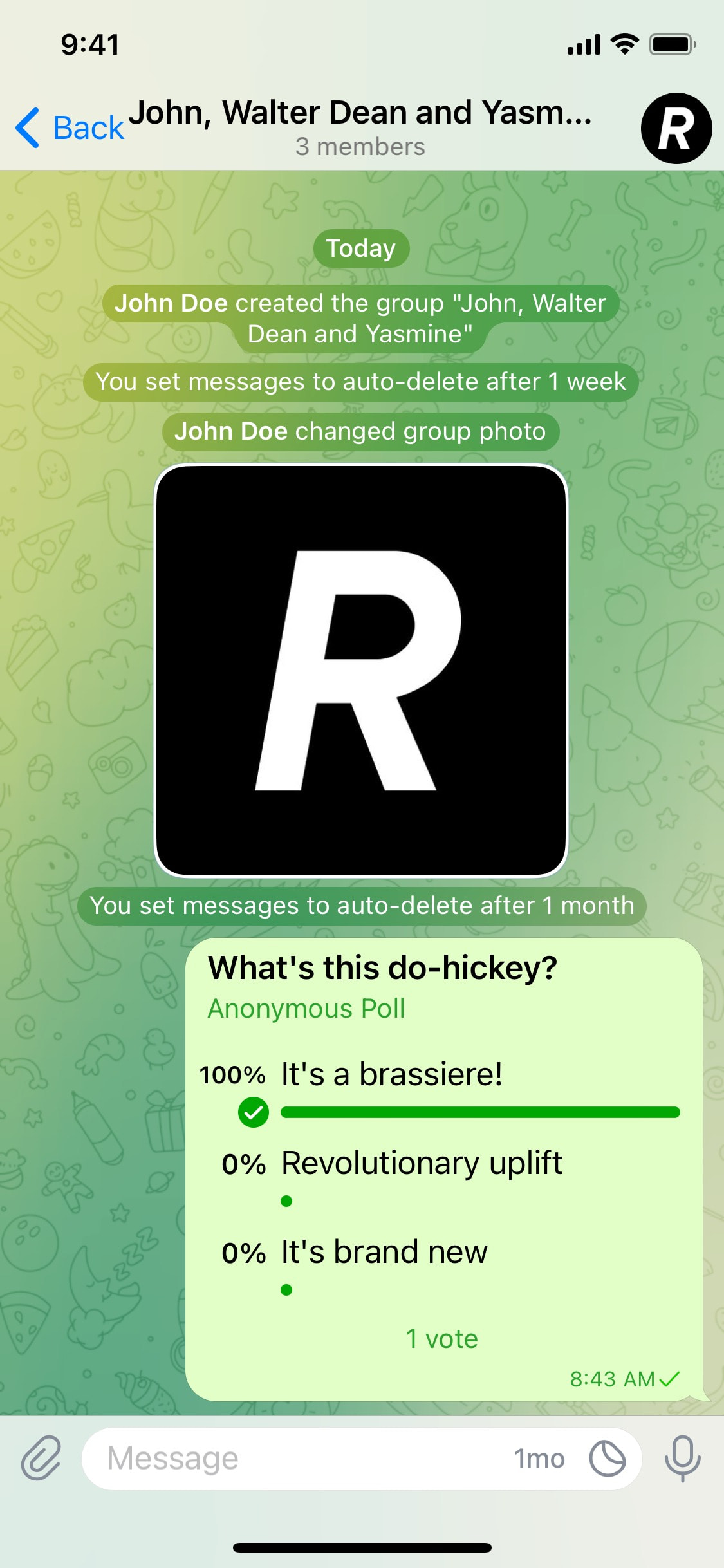 Telegram iOS screen 362