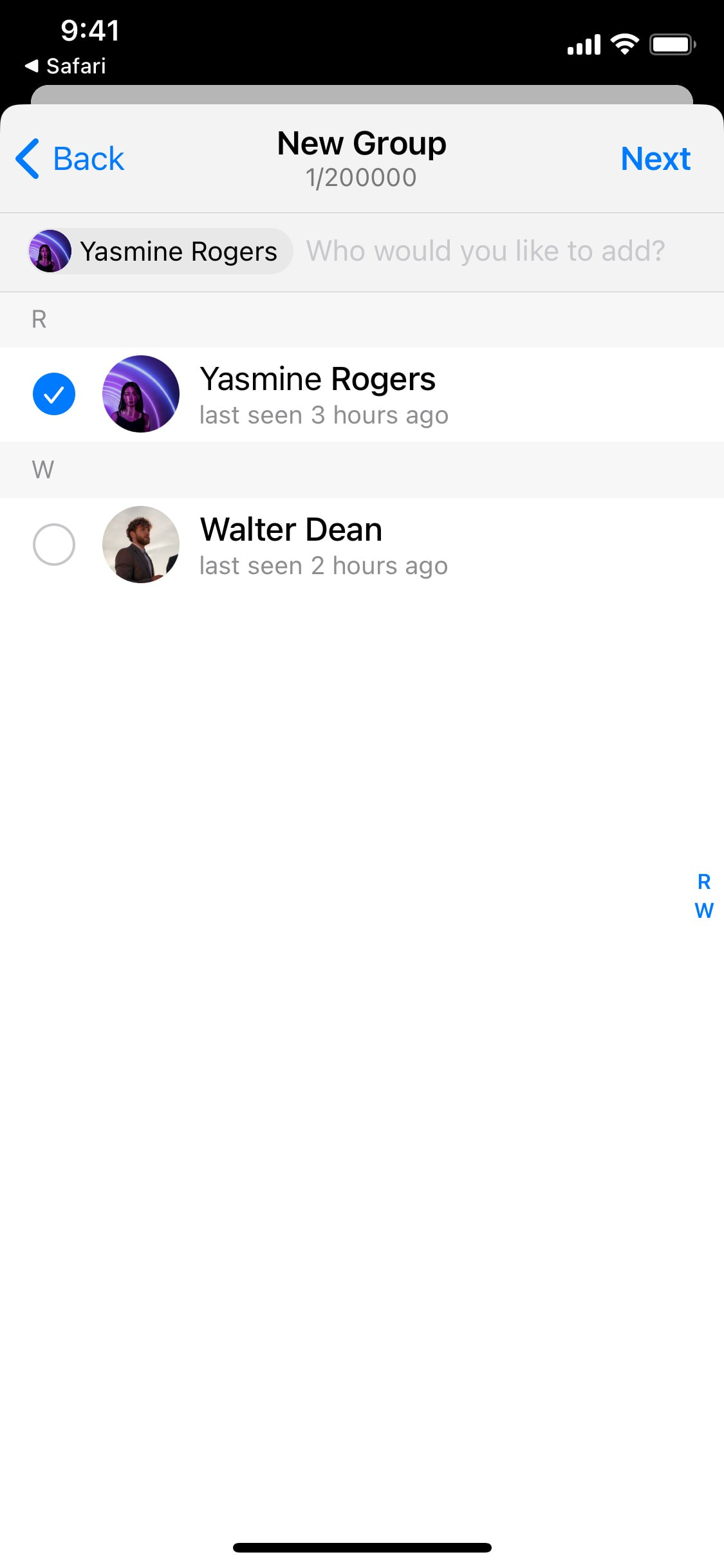Telegram iOS screen 631