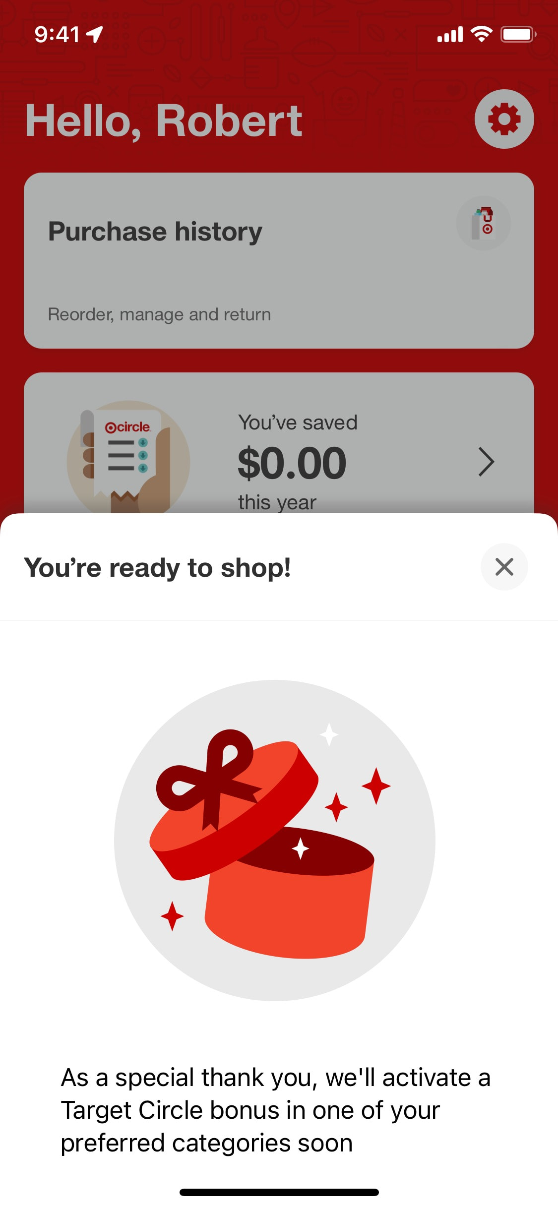 Target iOS screen 30
