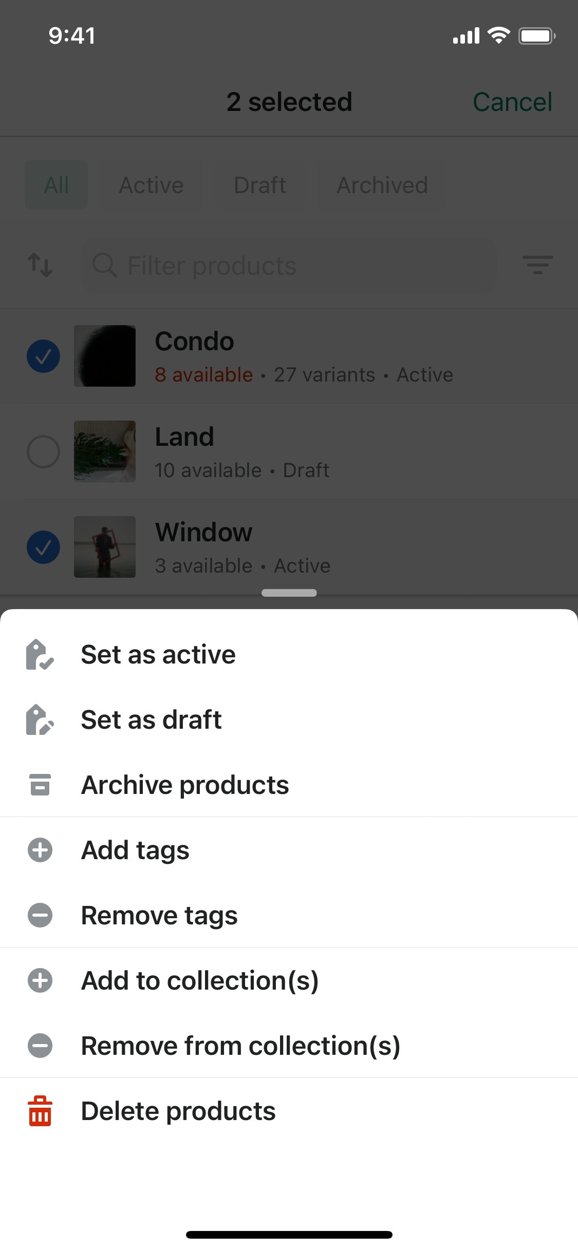 Shopify iOS screen 122