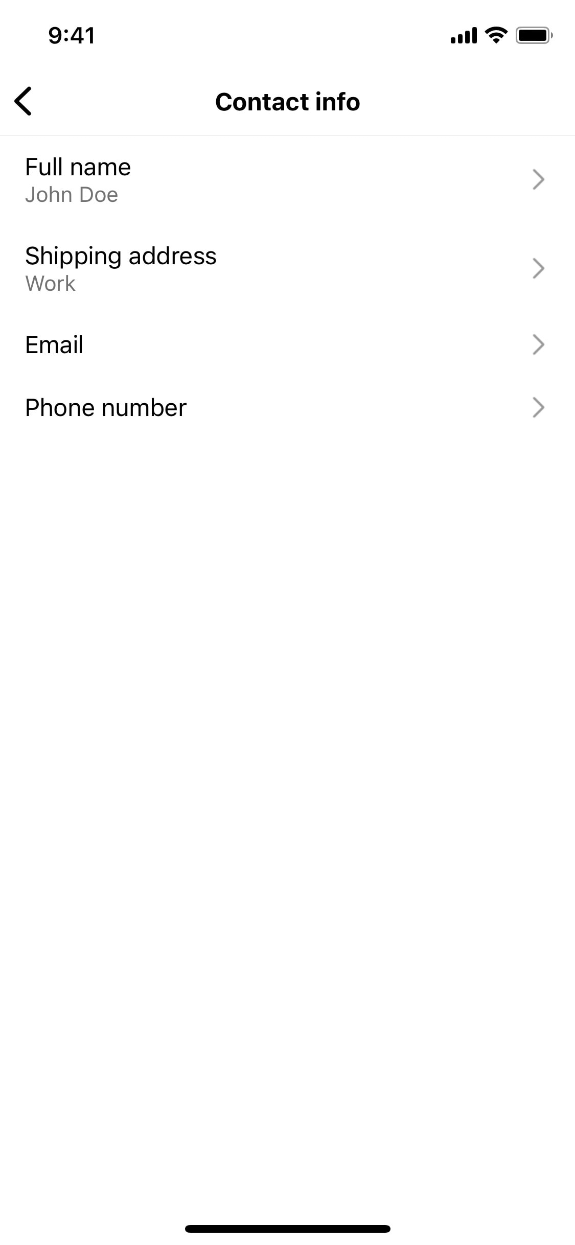 Instagram iOS screen 105